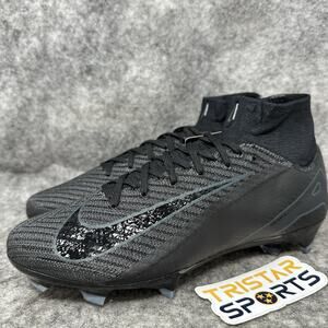 Nike Mercurial Superfly 10 Elite FG Soccer Cleats Mens Sz 5 Womens Sz 6.5 Black